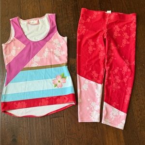 Mulan inspired running tank and capris